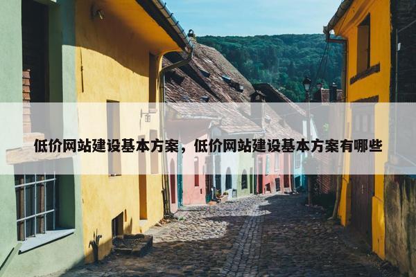 低价网站建设基本方案，低价网站建设基本方案有哪些-第1张图片-冷动云