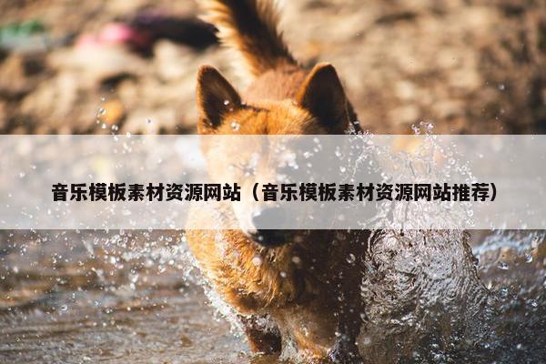 音乐模板素材资源网站（音乐模板素材资源网站推荐）-第1张图片-冷动云