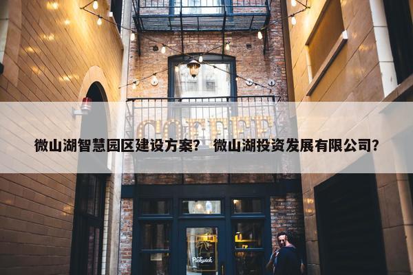 微山湖智慧园区建设方案？ 微山湖投资发展有限公司？-第1张图片-冷动云