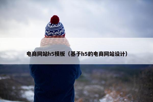 电商网站h5模板（基于h5的电商网站设计）-第1张图片-冷动云