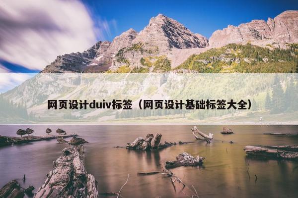 网页设计duiv标签（网页设计基础标签大全）-第1张图片-冷动云