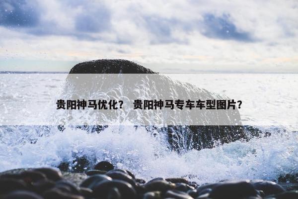 贵阳神马优化？ 贵阳神马专车车型图片？-第1张图片-冷动云