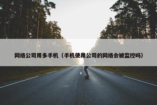 网络公司用多手机（手机使用公司的网络会被监控吗）-第1张图片-冷动云