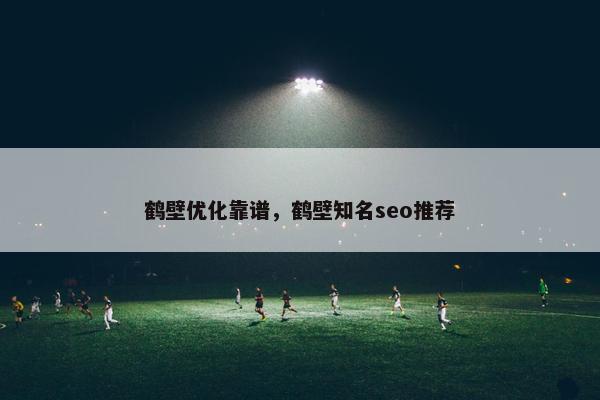 鹤壁优化靠谱，鹤壁知名seo推荐-第1张图片-冷动云