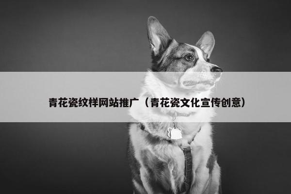 青花瓷纹样网站推广（青花瓷文化宣传创意）-第1张图片-冷动云