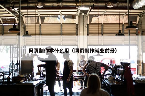 网页制作学什么用（网页制作就业前景）-第1张图片-冷动云