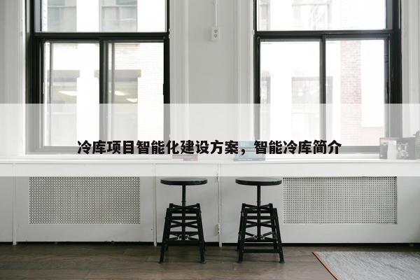 冷库项目智能化建设方案，智能冷库简介-第1张图片-冷动云