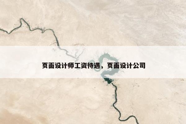 页面设计师工资待遇，页面设计公司-第1张图片-冷动云