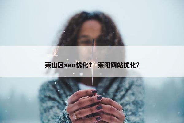 莱山区seo优化？ 莱阳网站优化？-第1张图片-冷动云