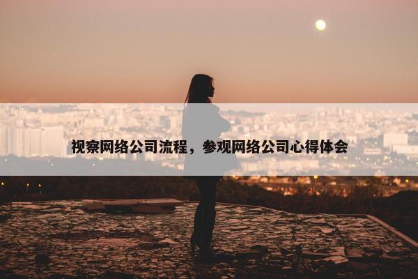 视察网络公司流程，参观网络公司心得体会-第1张图片-冷动云