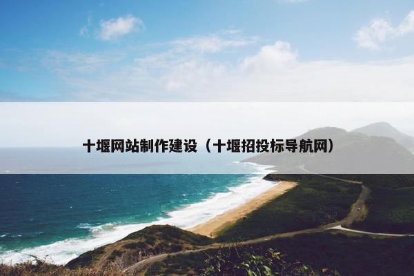 十堰网站制作建设（十堰招投标导航网）-第1张图片-冷动云