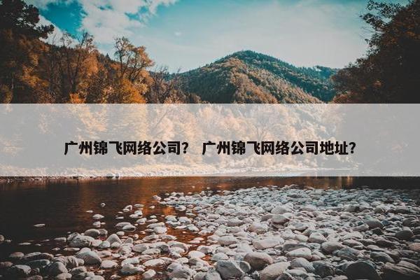 广州锦飞网络公司？ 广州锦飞网络公司地址？-第1张图片-冷动云