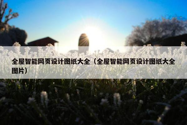 全屋智能网页设计图纸大全（全屋智能网页设计图纸大全图片）-第1张图片-冷动云