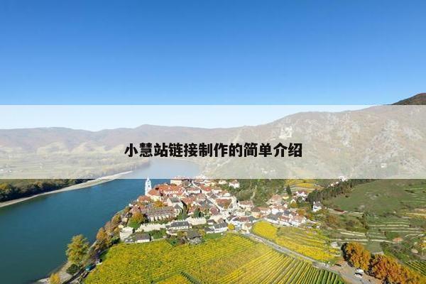 小慧站链接制作的简单介绍-第1张图片-冷动云