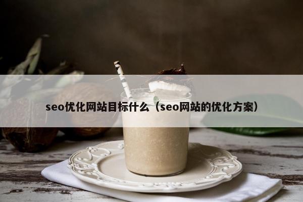 seo优化网站目标什么（seo网站的优化方案）-第1张图片-冷动云