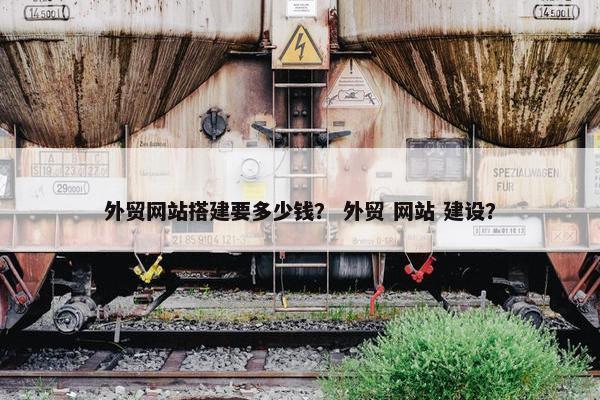 外贸网站搭建要多少钱？ 外贸 网站 建设？-第1张图片-冷动云