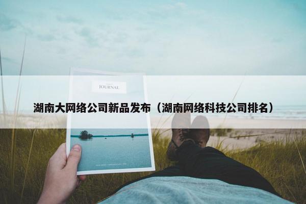 湖南大网络公司新品发布（湖南网络科技公司排名）-第1张图片-冷动云