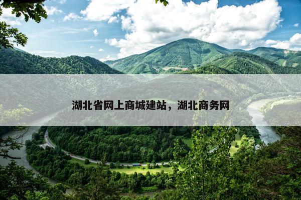 湖北省网上商城建站，湖北商务网-第1张图片-冷动云