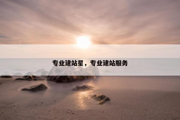 专业建站星，专业建站服务-第1张图片-冷动云